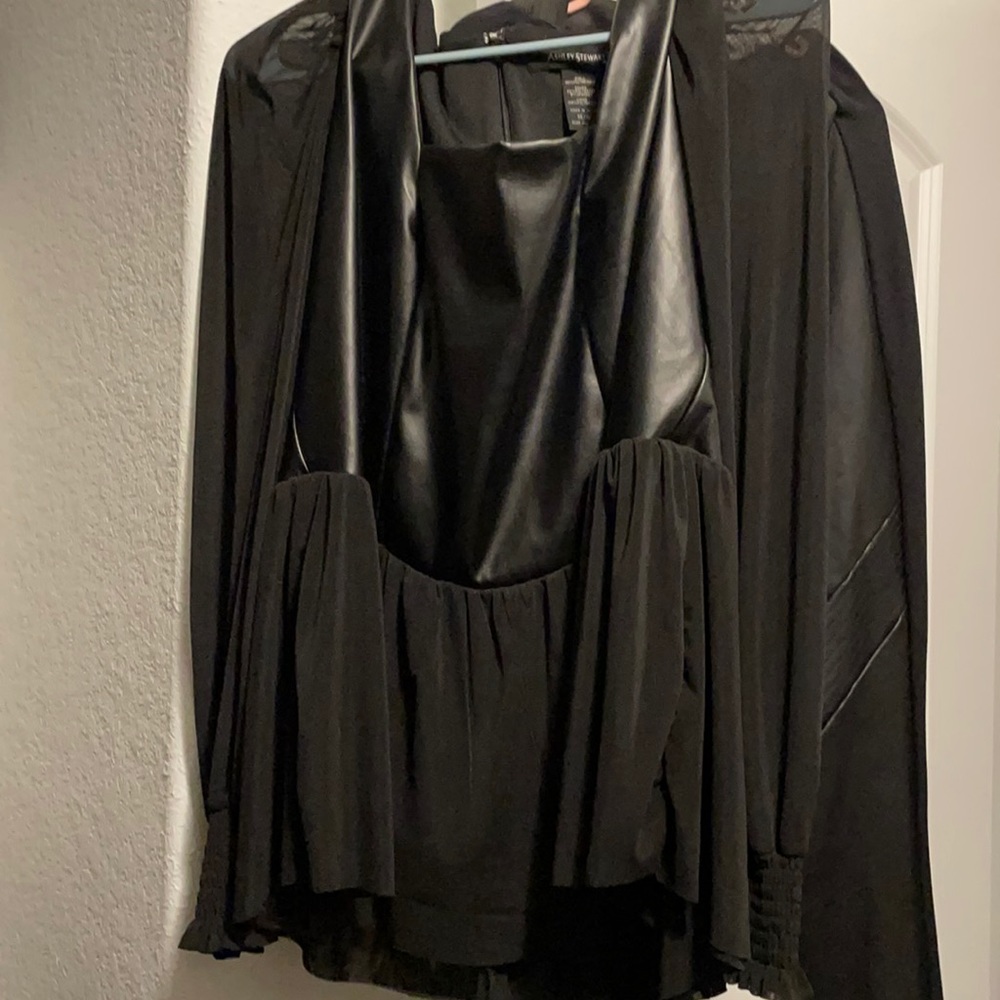 Black pant suit